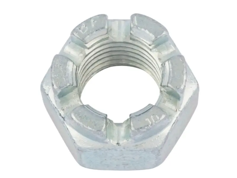 Estne DIN935 Hex Slotted Castle Nut Carbon Steel Anti-solvens Fastener Apta For Vibration‑ Gravis Machinery?