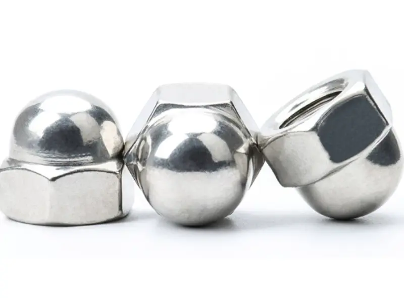Quid est DIN1587 Cap Nut Zinc Plated Carbon Steel usus est?