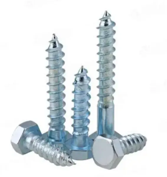 Quae sunt commoda DIN571 Hexagon Capitis Lignum Screw Zinc Plated Carbon Steel ad ligna constructionis?