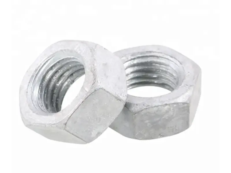 ASTM A563 Gravis Hex Nut Carbon Steel Gravis Hexagon Nut: Standard Matching Structural Nut for ASTM A325 Repagula