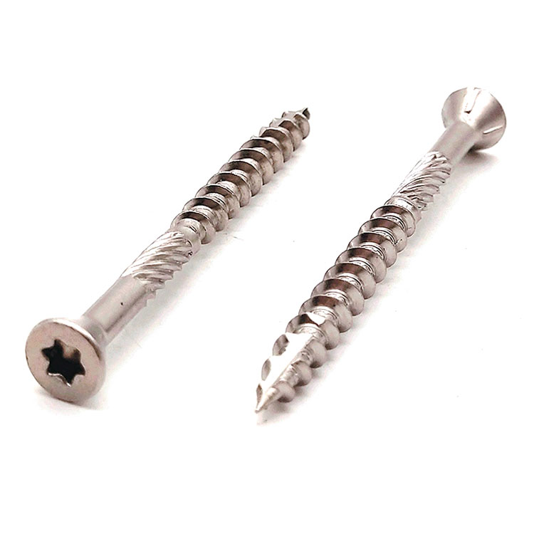 304 316 Steel Hexagon Cross Head Fastener Torx Self Tapping Screw