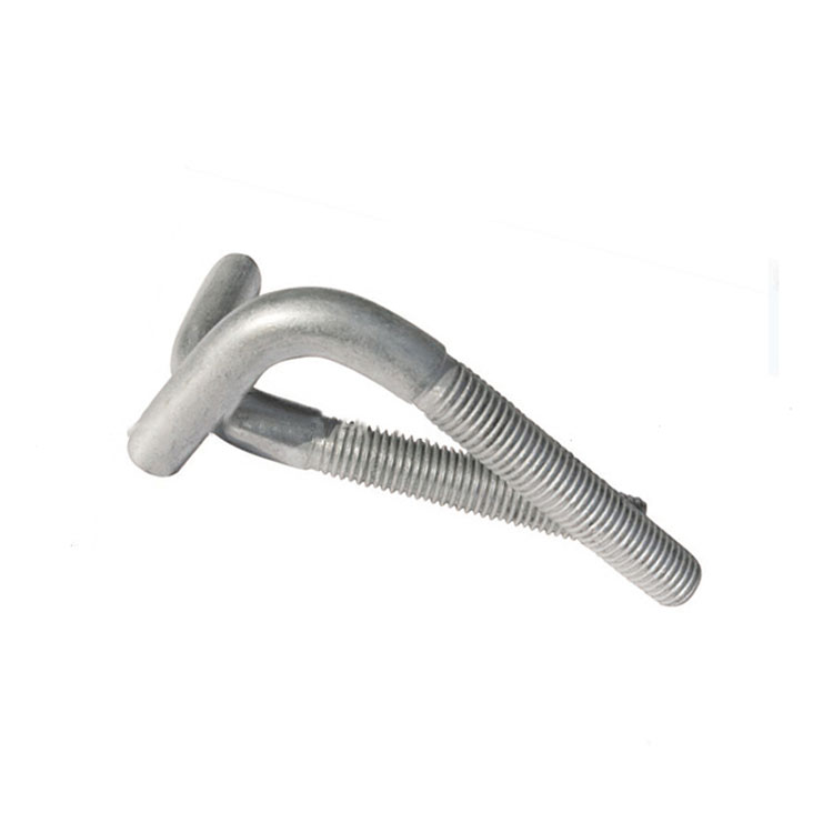 4.8 Grade Hot Dip Galvanized L Shaped Anchor Foundation Bolt