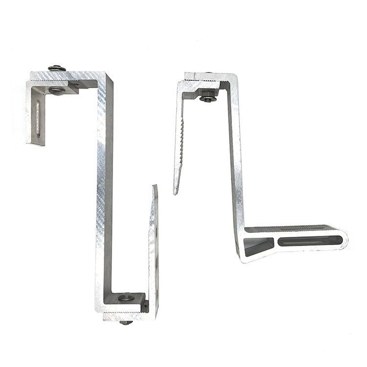 Aluminium MID & End Fibulae pro Ground Or Flat Rooftop Solar Support Bracket for Solar Panel