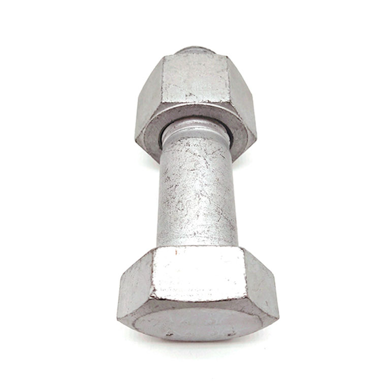 Carbon Steel ASTM A325 HDG Gravis Hex Head Structural Bolt And Nut