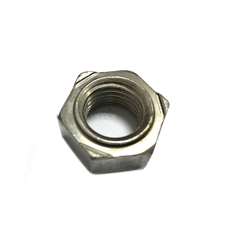 Carbon Steel M4 M6 M8 Plane nativus Hex Weld Nut