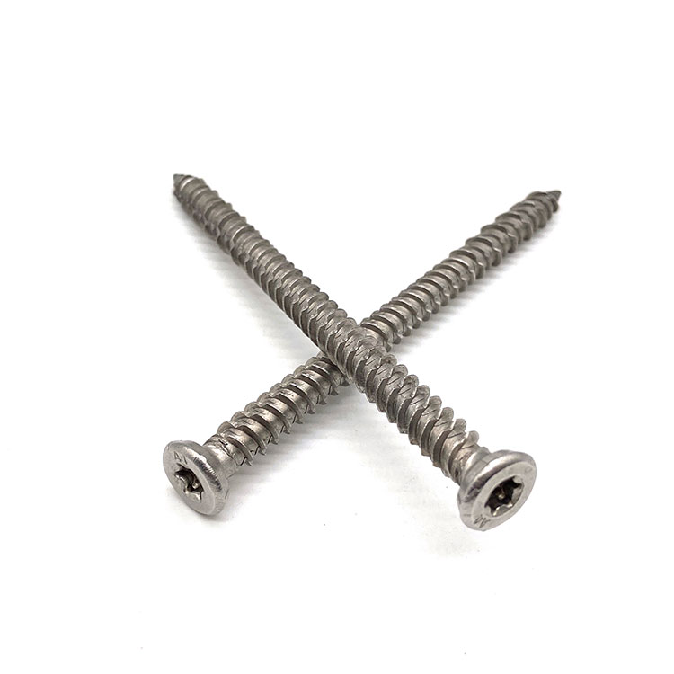 Ss304 Ss316 Pan Caput Crucis Self-Tapping Sacra plena Thread