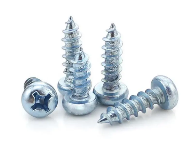 DIN7981 Phillips Pan Head Self Tapping Screw Cadmiae Plated