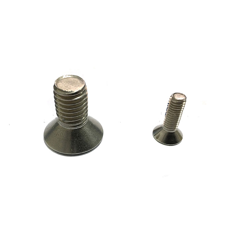 DIN7991 Steel 304 SS304 Flat Caput Pentium Screw