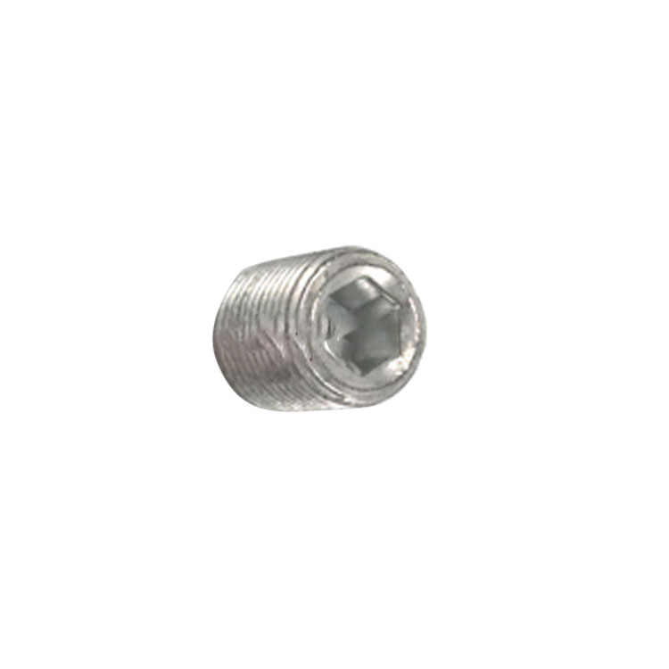 Galvanized Class 8.8 Hexagon nervum reductum fine statuto cochleae cum Knurled DIN914