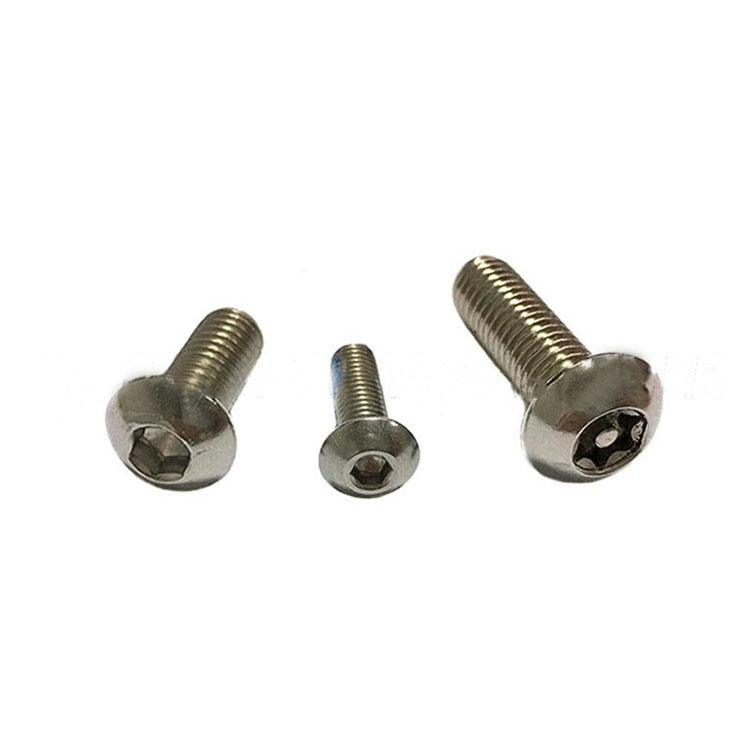 ISO7380 Steel 304 316 Hexagon Socket Button Head Machine Cochleas