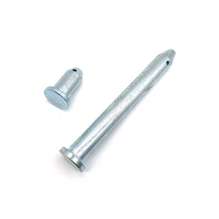 Lock Pin Carbon Steel Flat Large Head Clevis Pin cum Hole