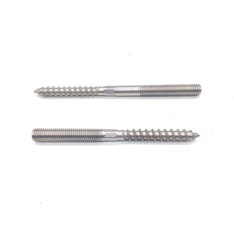 M6 M8 M10 Hanger clutis duplex Threaded sui Tapping lignum stupra duplex finis Cochleas