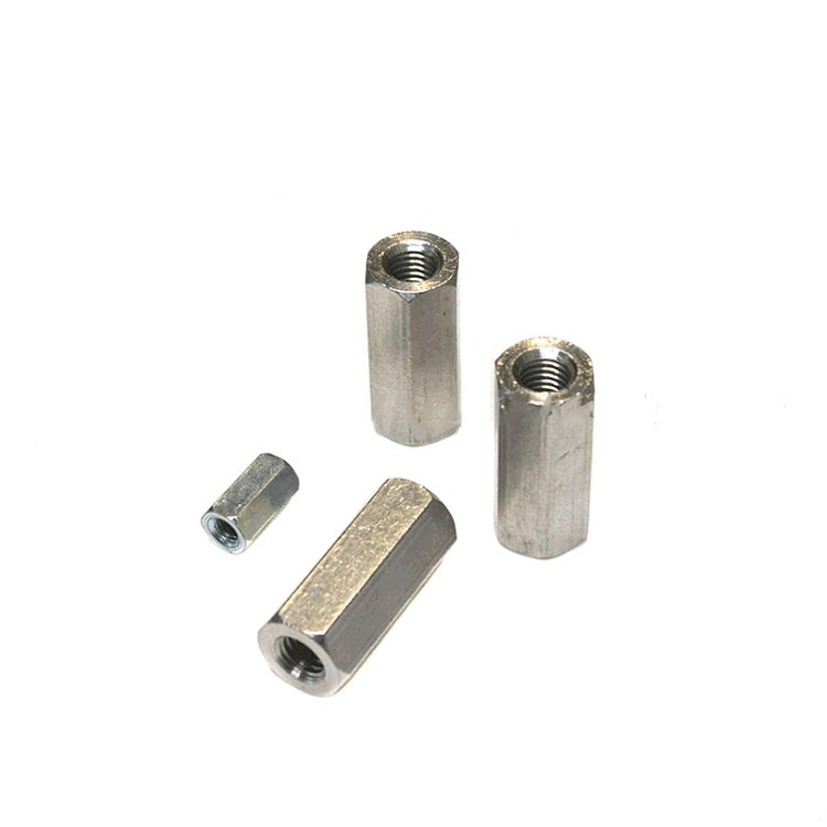 M8 M10 Steel A2-70 DIN6334 Hex Coulping Nut