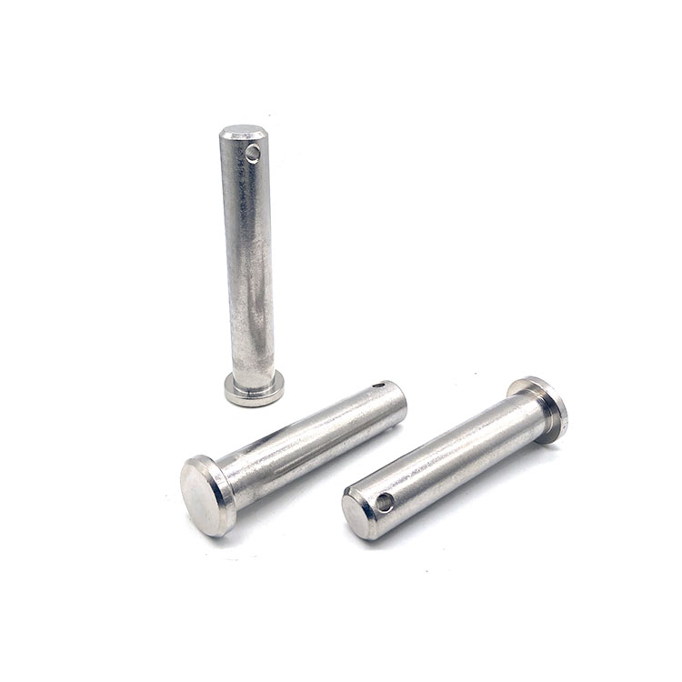 SS304 A2 Flat Caput M3 M4 M5 M6 Steel Clevis Pin cum Hole