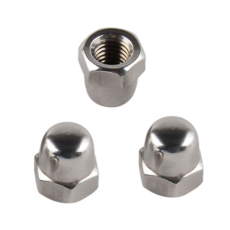 Stainless Steel Cap Nut China Wholesale Steel Hex Domed M5 Cap Nut For Hardware