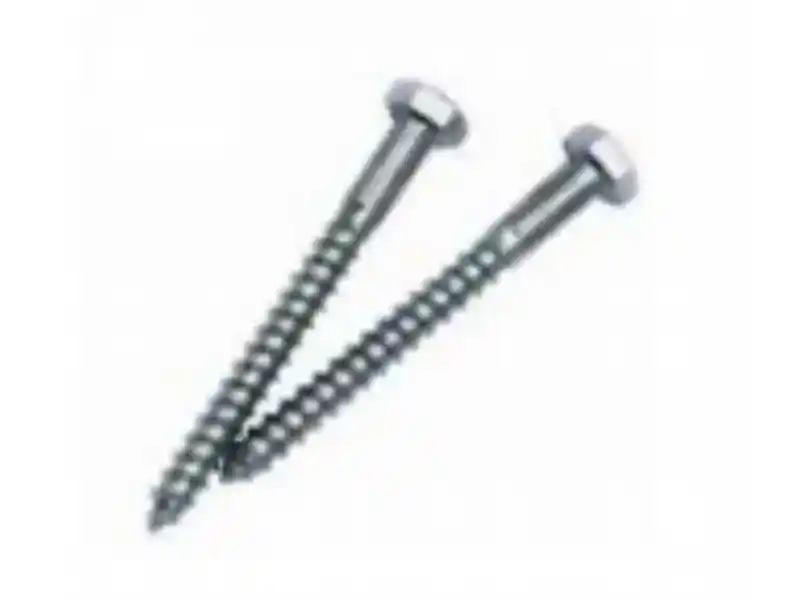 Zinc Plated gravis Officium Hex Lag Wood Cochleas